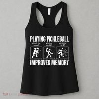 Playing Pickleball Improves Memory Women's Tank Top thumb 3