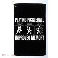 Playing Pickleball Improves Memory Golf Towel thumb 0