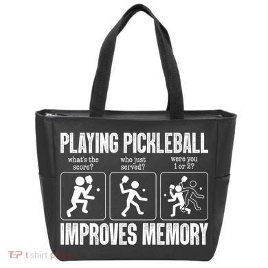 Playing Pickleball Improves Memory Tote Bag