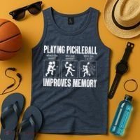 Playing Pickleball Improves Memory Tank Top thumb 4
