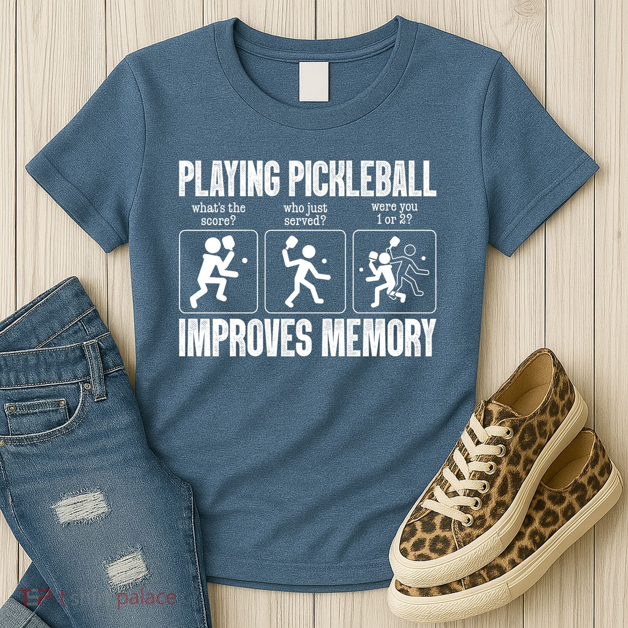 Playing Pickleball Improves Memory Women's T-Shirt