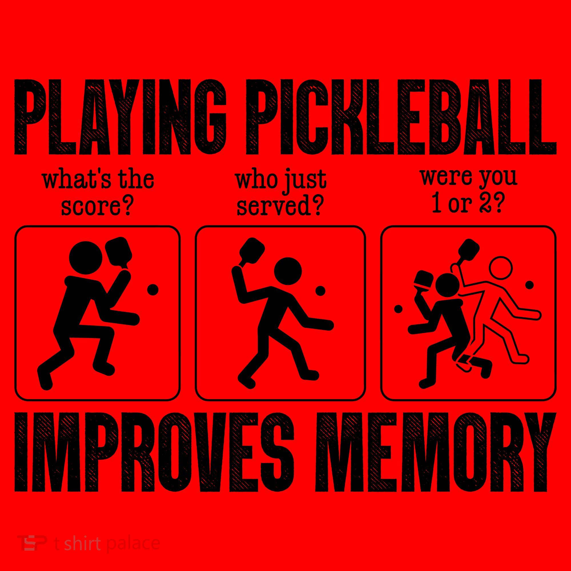 Playing Pickleball Improves Memory Santa Hat