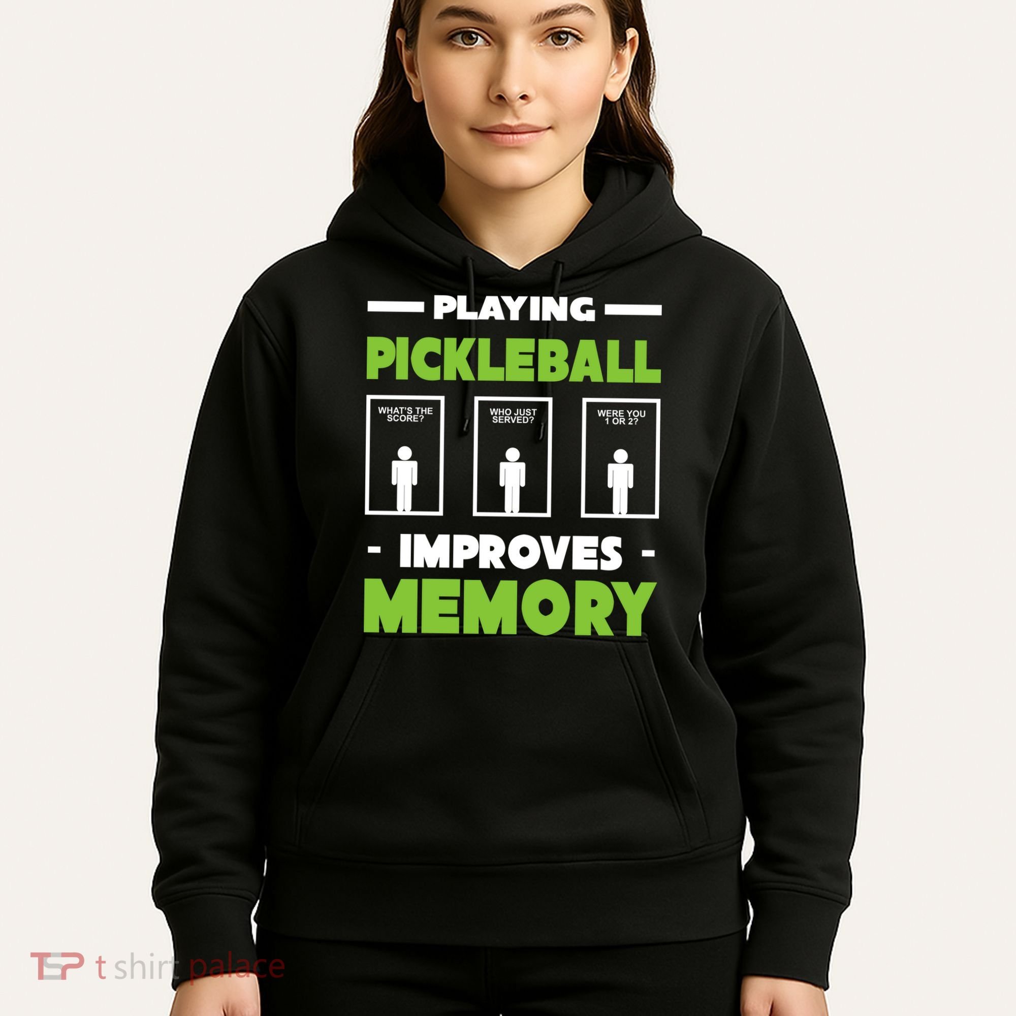 Playing Pickleball Improves Memory Hoodie