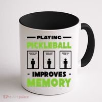 Playing Pickleball Improves Memory Coffee Mug thumb 1
