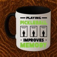 Playing Pickleball Improves Memory Coffee Mug thumb 2