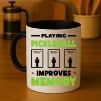 Playing Pickleball Improves Memory Coffee Mug thumb 4