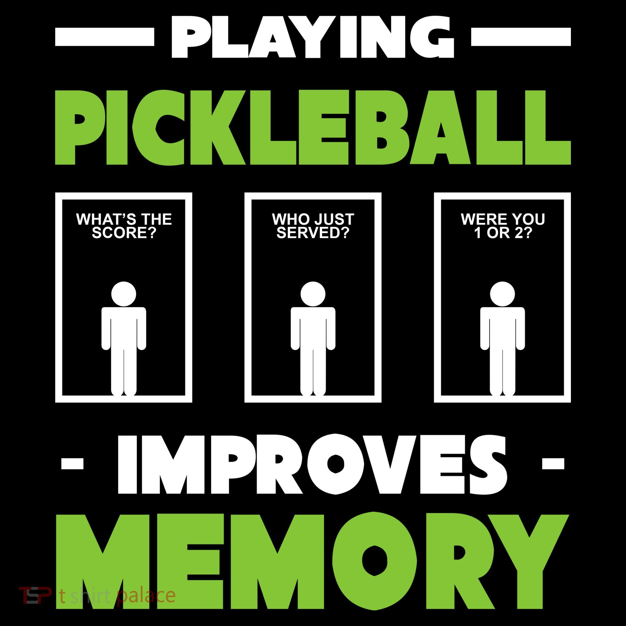 Playing Pickleball Improves Memory Mousepad