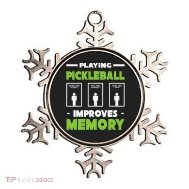 Playing Pickleball Improves Memory Ornament