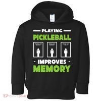 Playing Pickleball Improves Memory Toddler Hoodie thumb 0