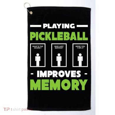 Playing Pickleball Improves Memory Golf Towel