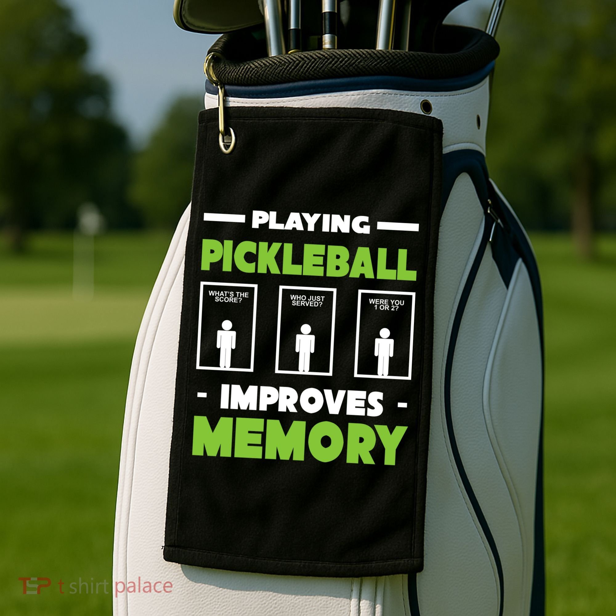 Playing Pickleball Improves Memory Golf Towel