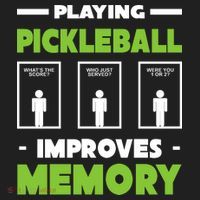 Playing Pickleball Improves Memory Golf Towel thumb 3
