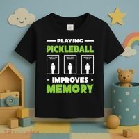 Playing Pickleball Improves Memory Toddler T-Shirt thumb 3