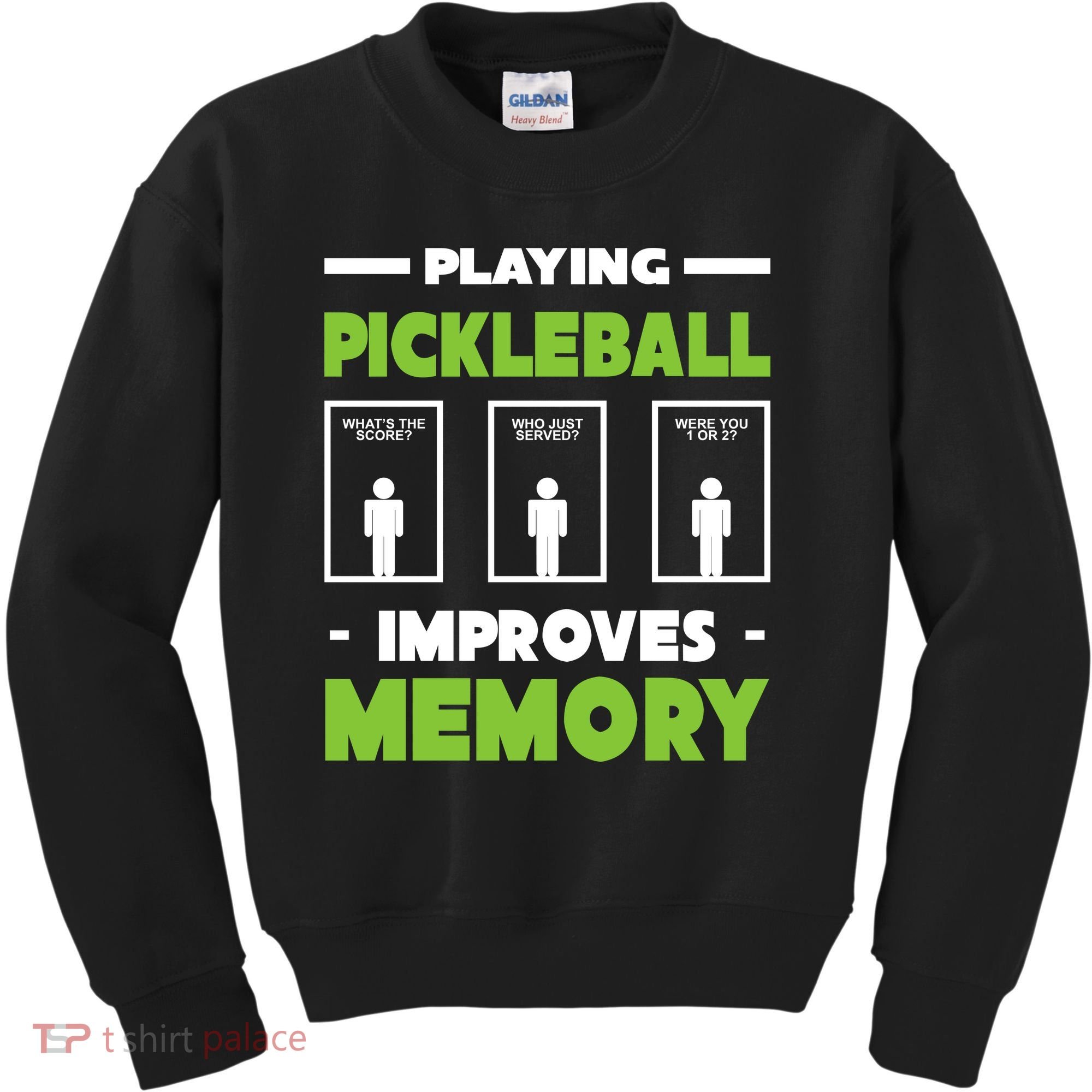 Playing Pickleball Improves Memory Kids Sweatshirt