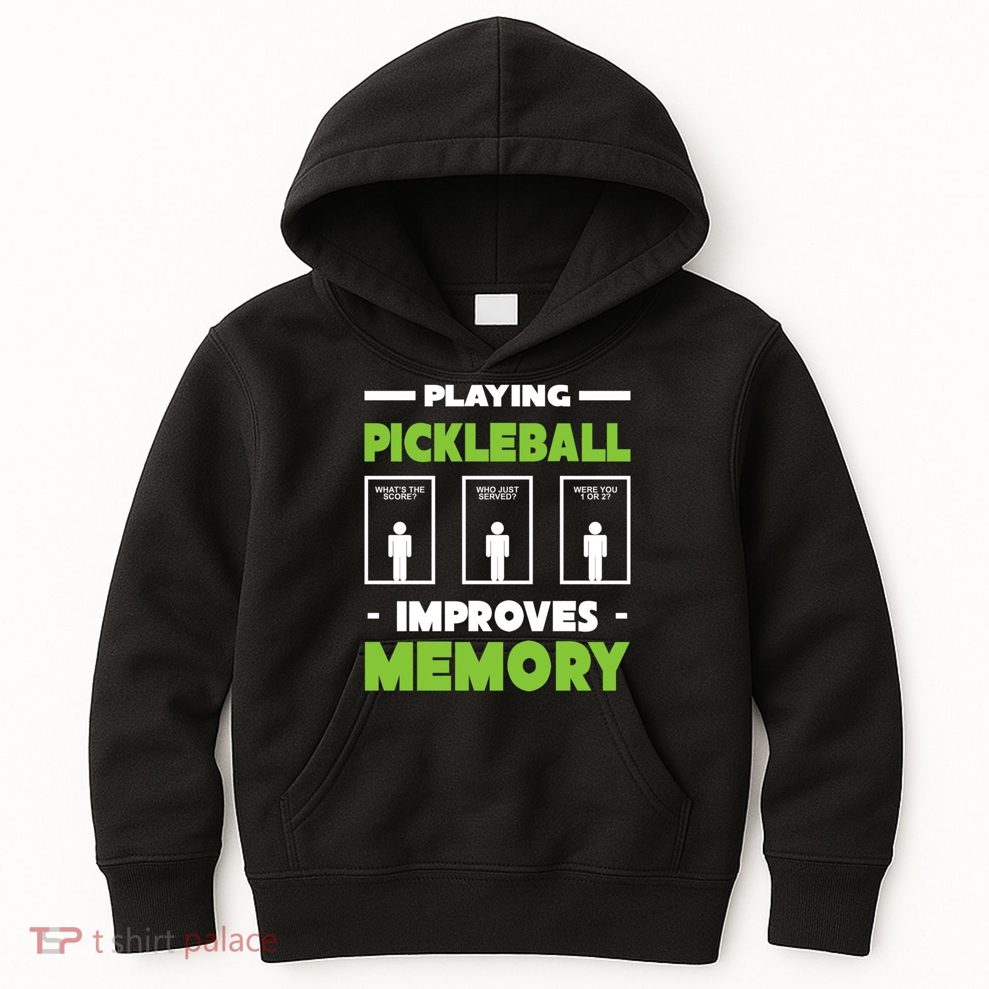 Playing Pickleball Improves Memory Kids Hoodie