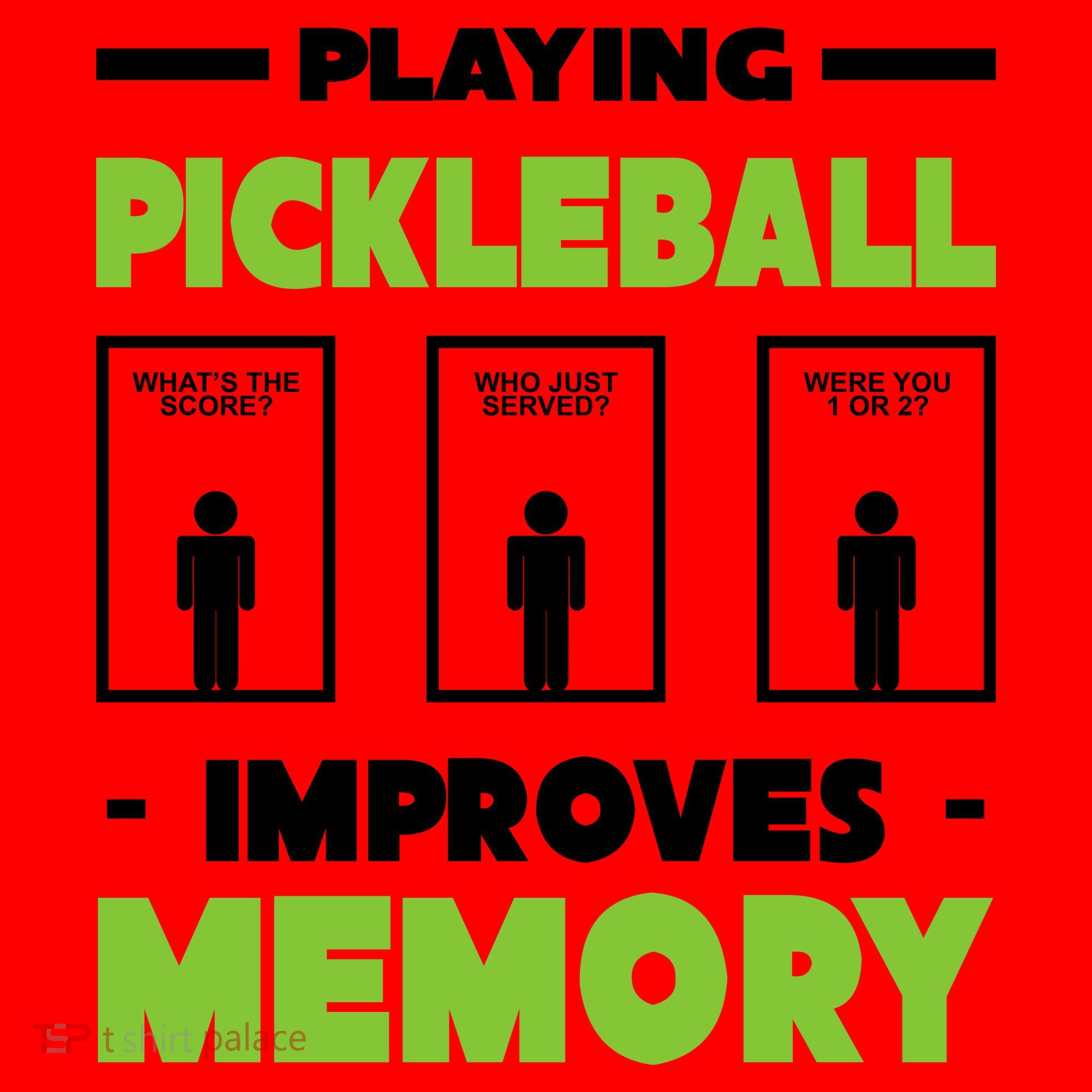 Playing Pickleball Improves Memory Santa Hat