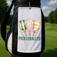 Pickleballer Golf Towel thumb 2