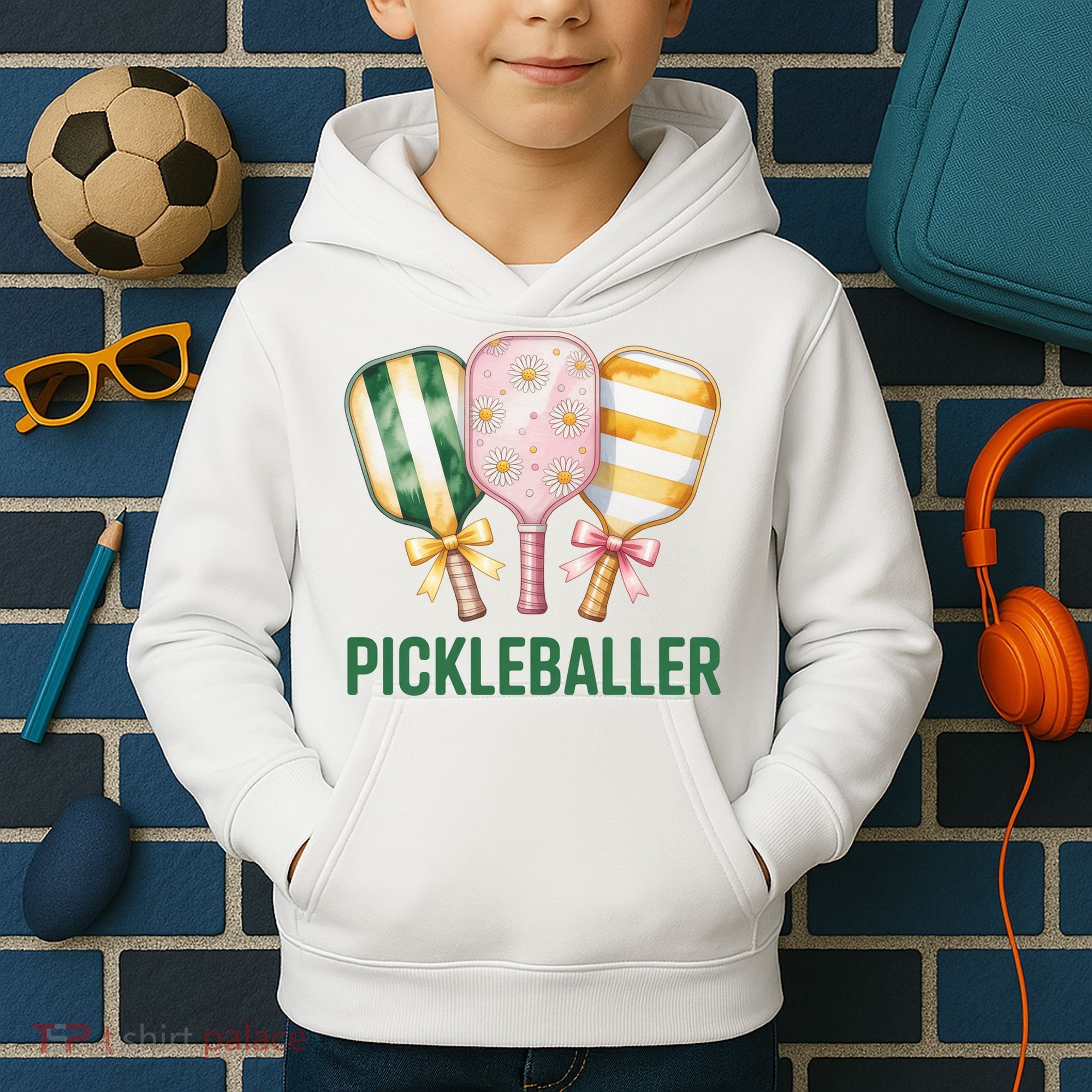 Pickleballer Kids Hoodie