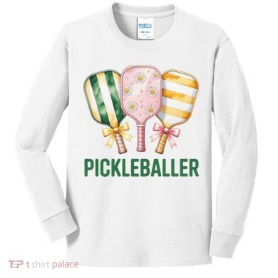 Pickleballer Kids Long Sleeve Shirt
