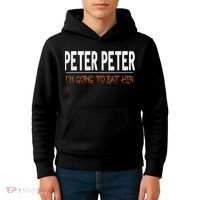 Peter Peter I'm Going To Eat Her Halloween Costume Kids Hoodie thumb 4