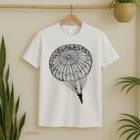 Paratrooper Parachute Jump Army Airborne T-Shirt thumb 2