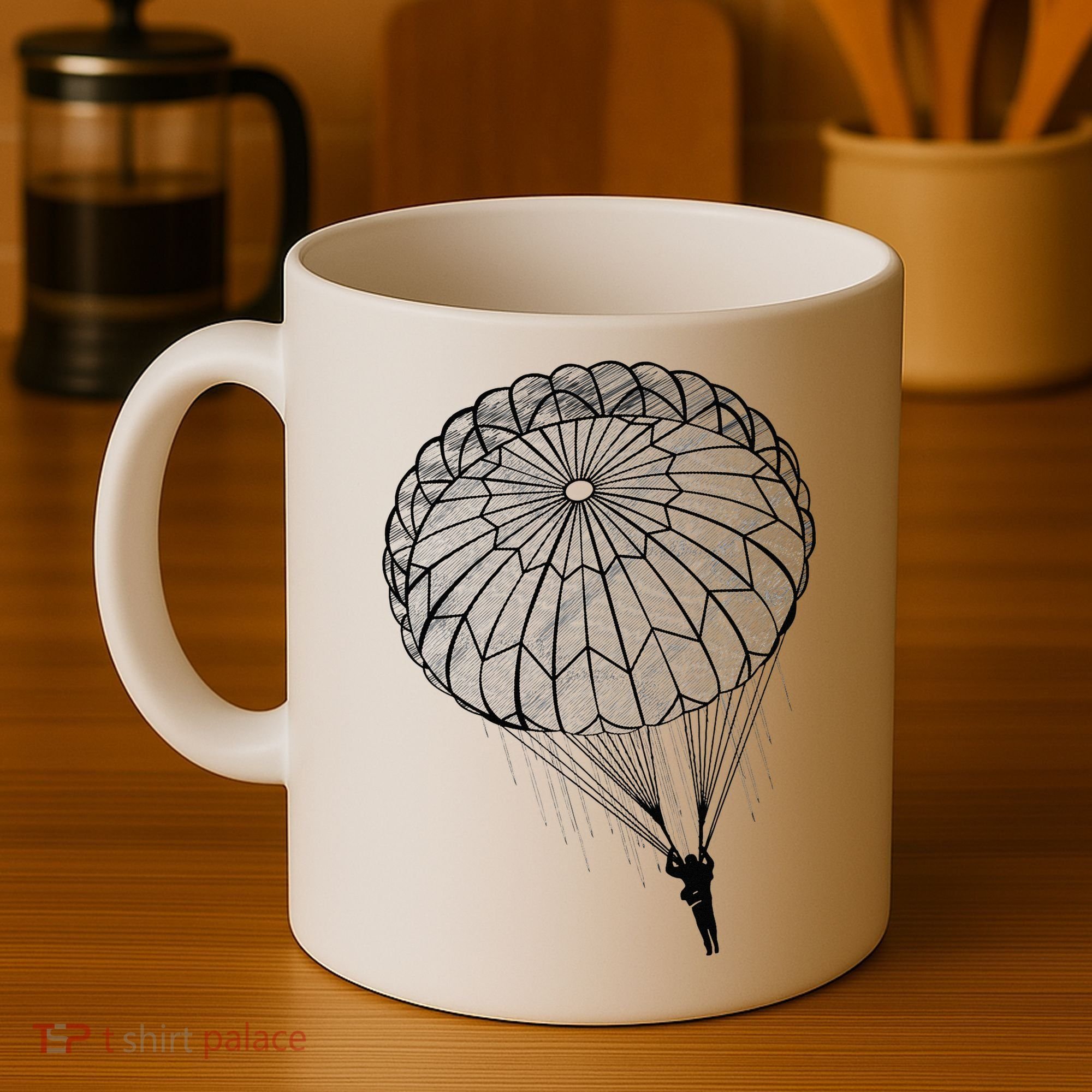 Paratrooper Parachute Jump Army Airborne Coffee Mug