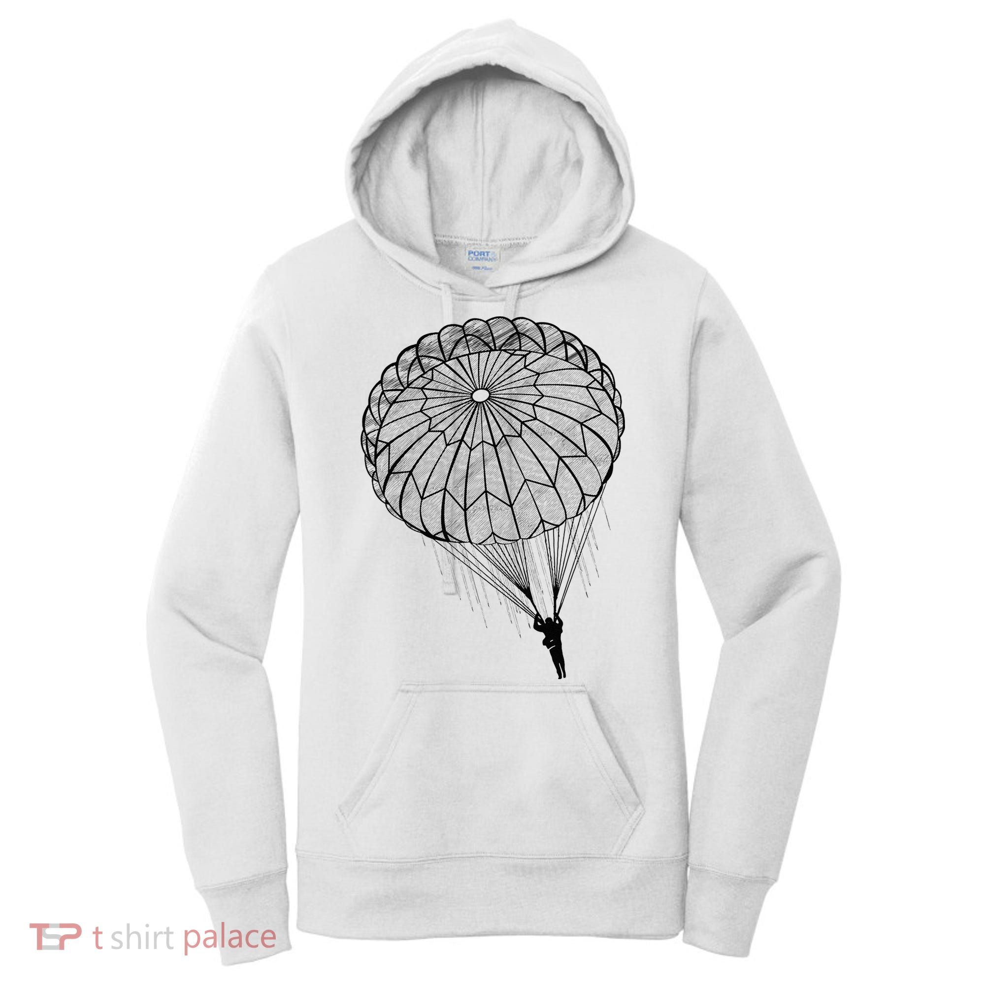 Paratrooper Parachute Jump Army Airborne Women's Hoodie