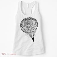 Paratrooper Parachute Jump Army Airborne Women's Tank Top thumb 0