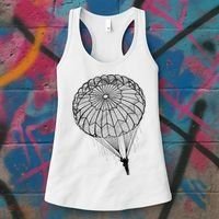 Paratrooper Parachute Jump Army Airborne Women's Tank Top thumb 3