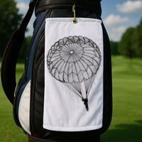 Paratrooper Parachute Jump Army Airborne Golf Towel thumb 2