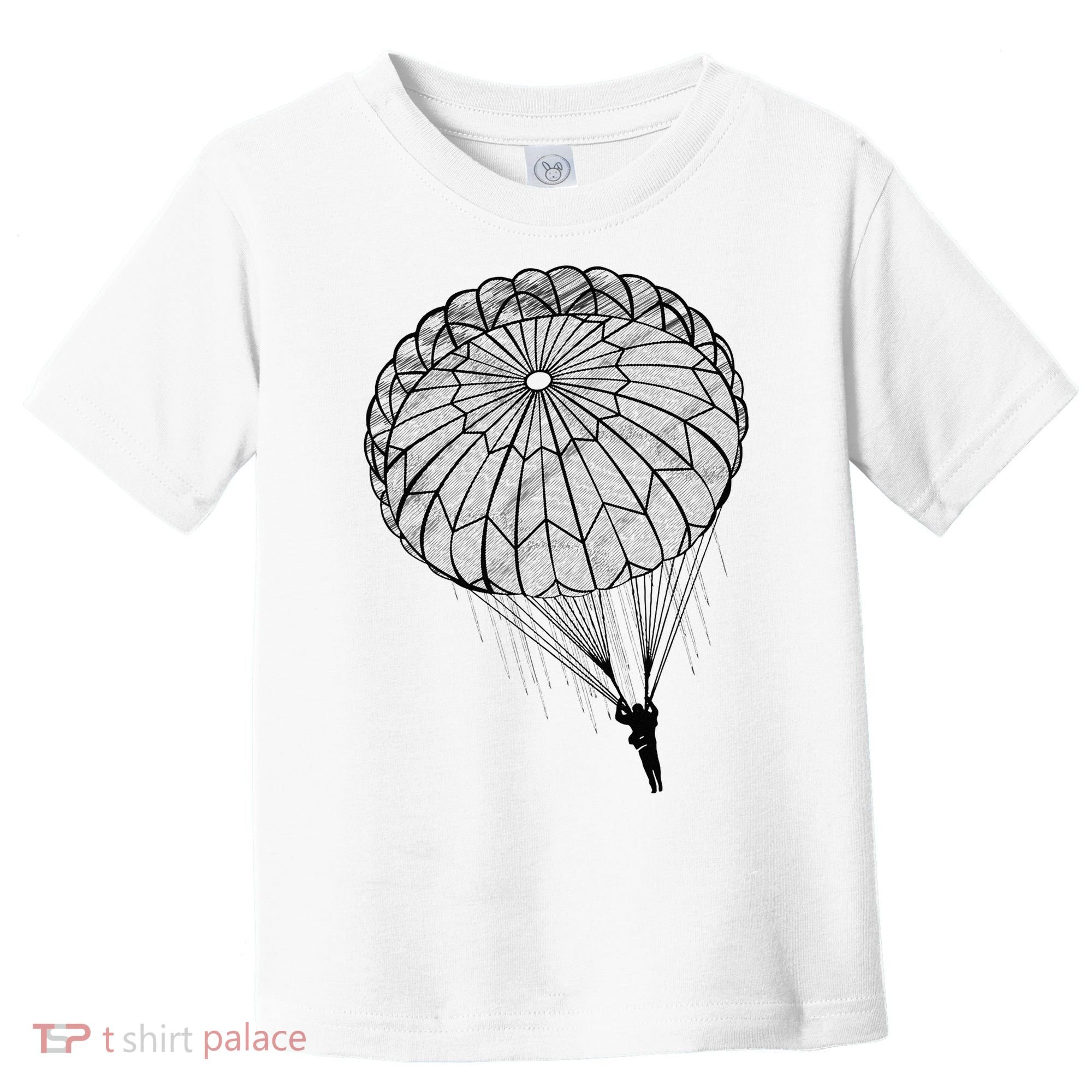 Paratrooper Parachute Jump Army Airborne Toddler T-Shirt