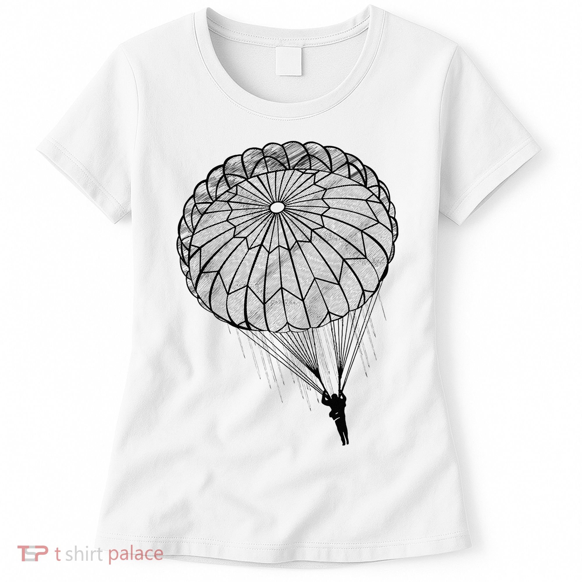 Paratrooper Parachute Jump Army Airborne Women's T-Shirt