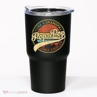 Pop Pop Like A Grandpa Only Cooler Retro Pop Pop Fathers Day Tumbler thumb 0