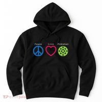 Pickleball Peace Love Hoodie thumb 0
