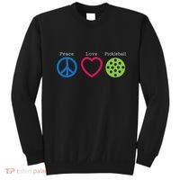 Pickleball Peace Love Sweatshirt thumb 0