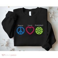 Pickleball Peace Love Sweatshirt thumb 2