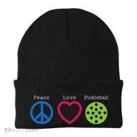 Pickleball Peace Love Beanie thumb 0