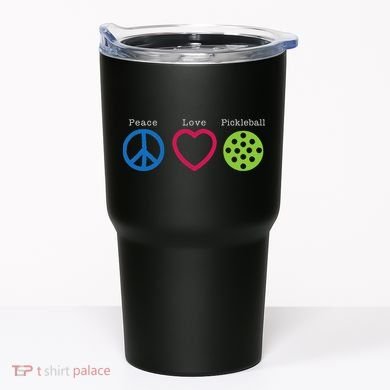 Pickleball Peace Love Tumbler