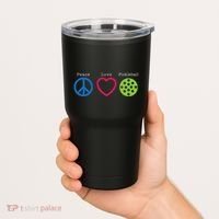 Pickleball Peace Love Tumbler thumb 2