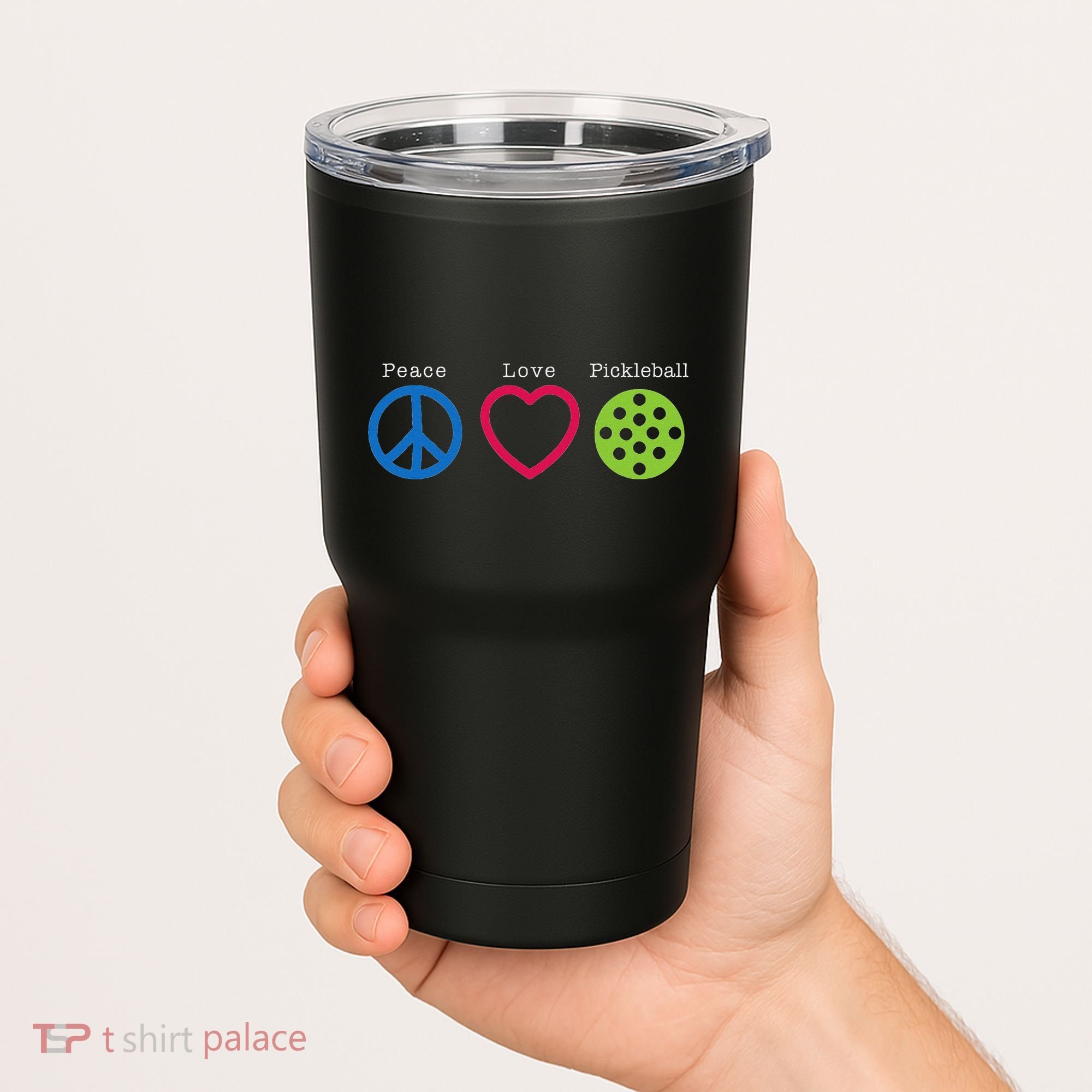 Pickleball Peace Love Tumbler