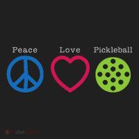Pickleball Peace Love Tumbler thumb 3