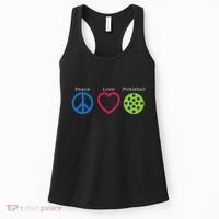 Pickleball Peace Love Women's Tank Top thumb 0