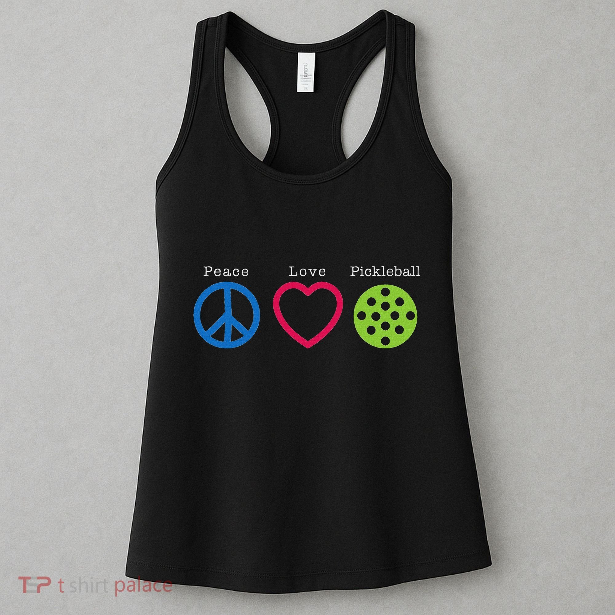 Pickleball Peace Love Women's Tank Top