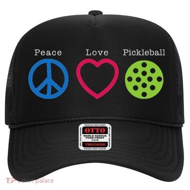 Pickleball Peace Love Hat