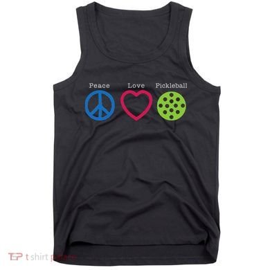 Pickleball Peace Love Tank Top