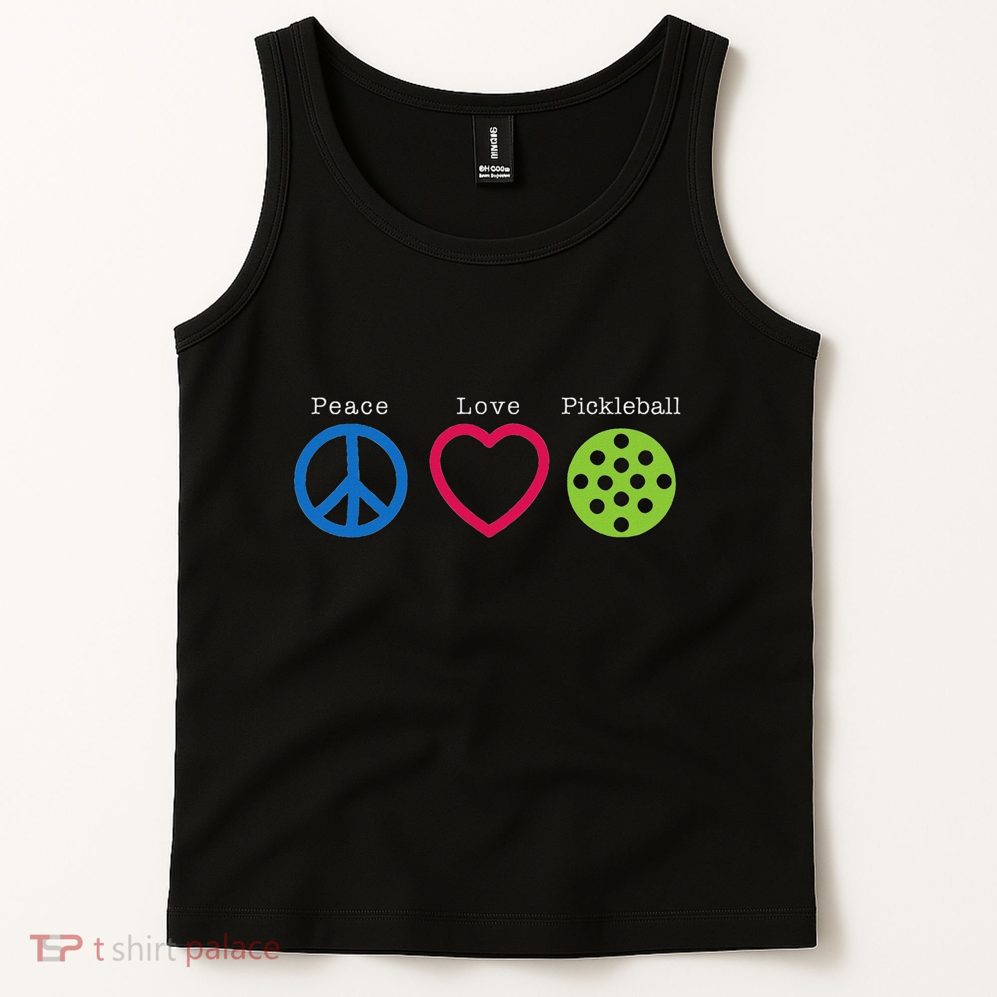 Pickleball Peace Love Tank Top