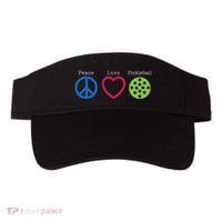 Pickleball Peace Love Visor thumb 0