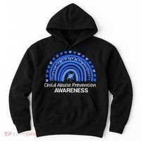 Pinwheel Peace Love Hope Child Abuse Prevention Awareness Hoodie thumb 0
