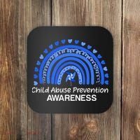 Pinwheel Peace Love Hope Child Abuse Prevention Awareness Coaster thumb 0