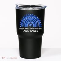 Pinwheel Peace Love Hope Child Abuse Prevention Awareness Tumbler thumb 0